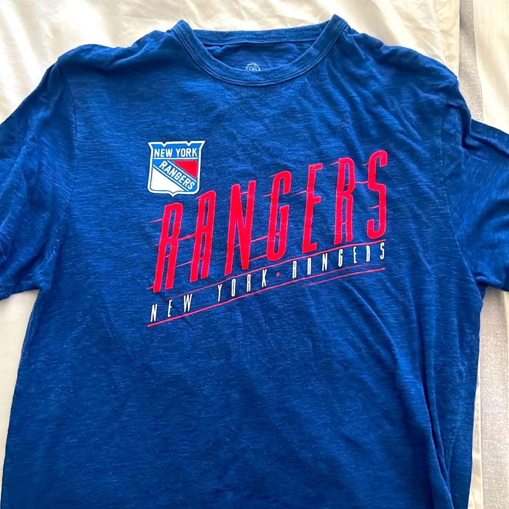 New York Rangers T Shirt Medium
